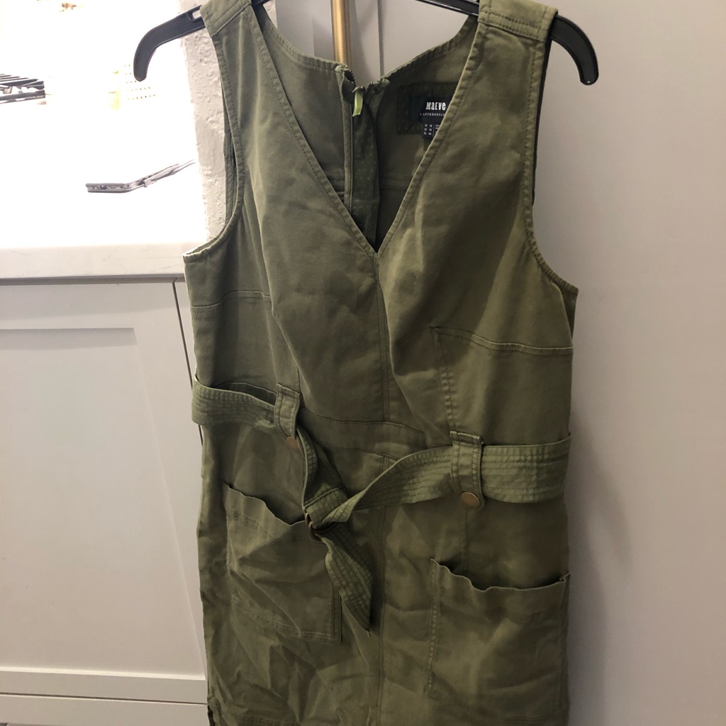 Maeve Olive Knee Length Dress